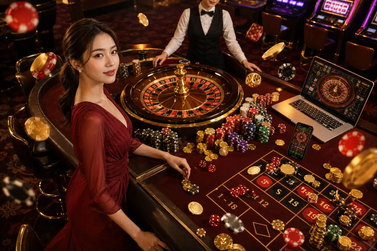 mea88 Casino pengalaman dealer langsung studio profesional